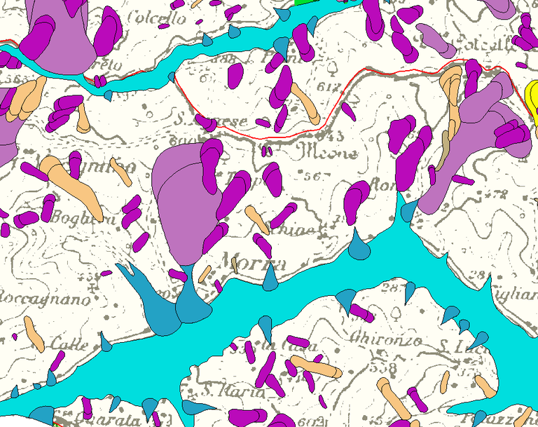 Landslide inventory map