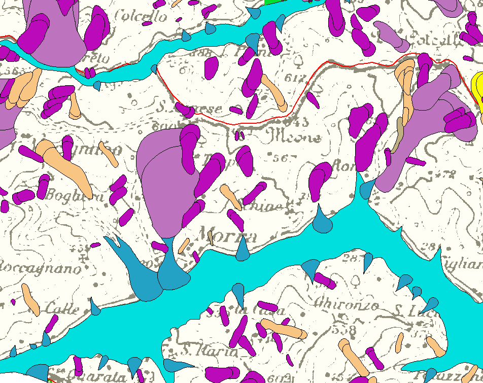 Landslide inventory map