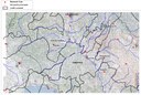 Map of rain gauges