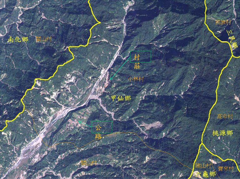 Shiao Lin village - before Morakot
